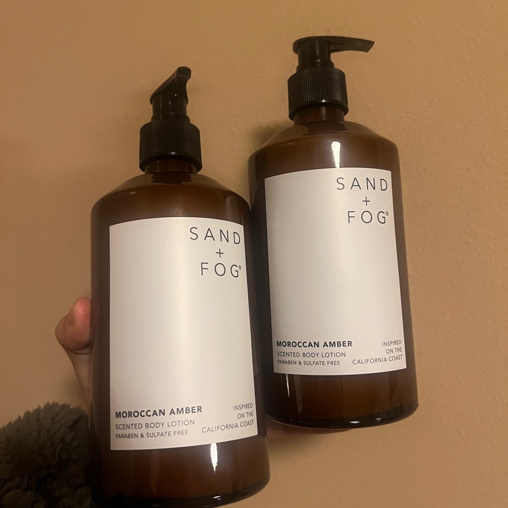 2X Sand + Fog MOROCCAN AMBER Body Lotion